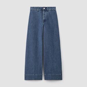 Everlane Women's Mariner Cropped Jean in Ocean Blue, Size 31